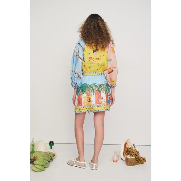 ALÉMAIS All Aboard Mini Dress - Multi AU6/US2 - Picture 6 of 12